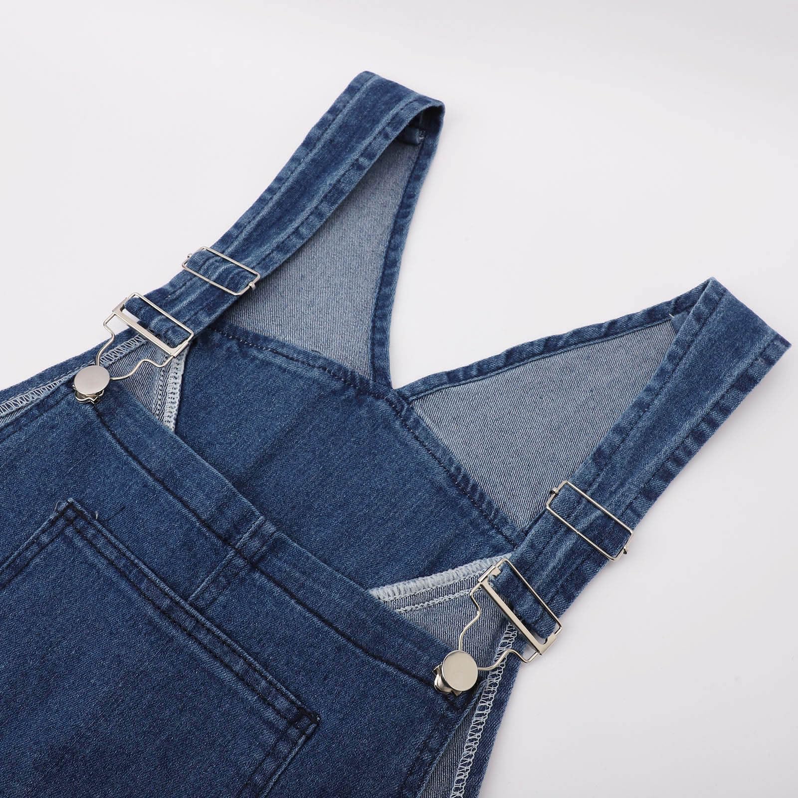 Generisch 2026 Denim Salopette Lunghe Pagliaccetto Salopette Tute