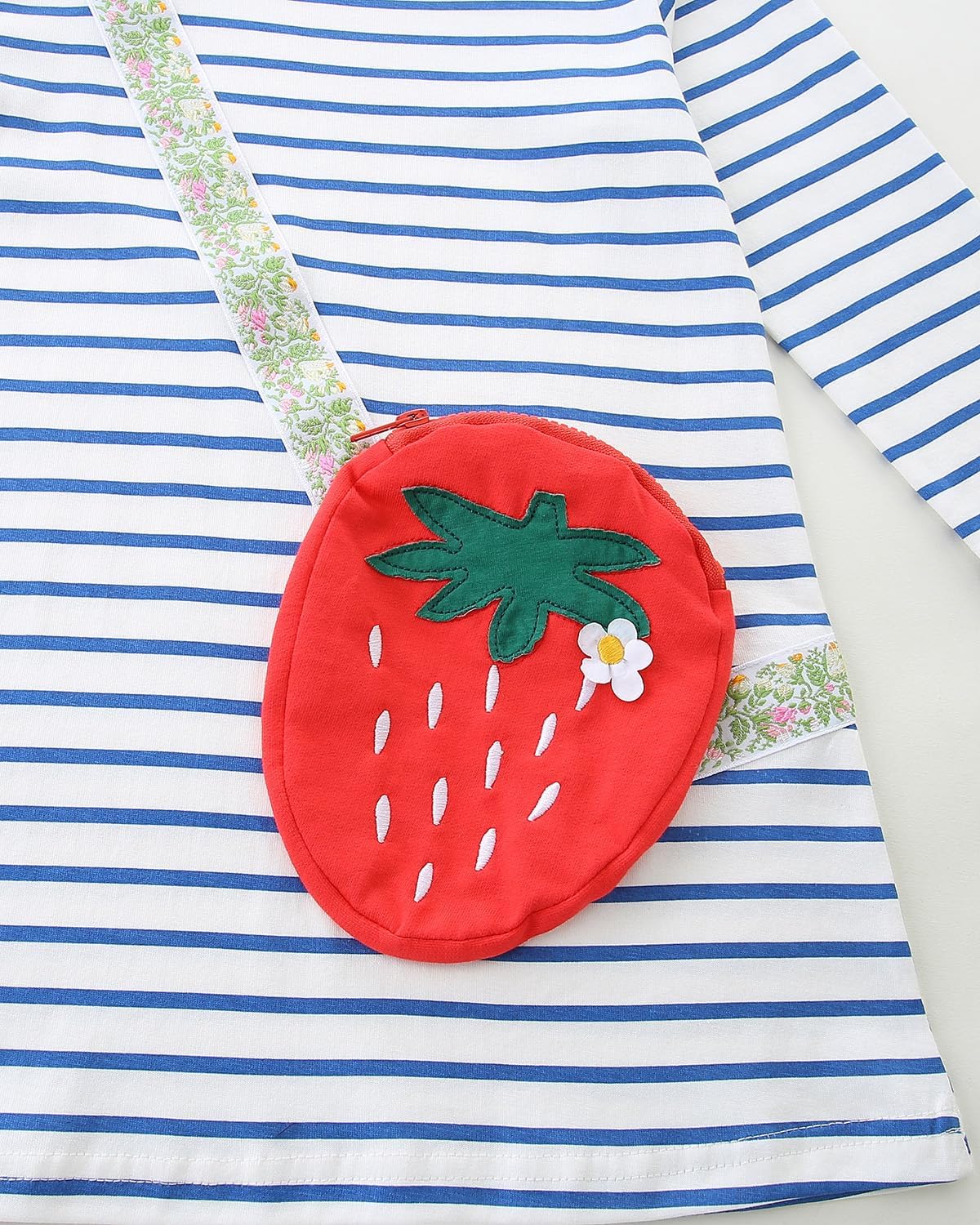 Hongshilian Little Girls Cotton Casual Dress Cartoon Appliques Fall Clothes Basic Jersey Long Sleeved Party Dresses - Image 3