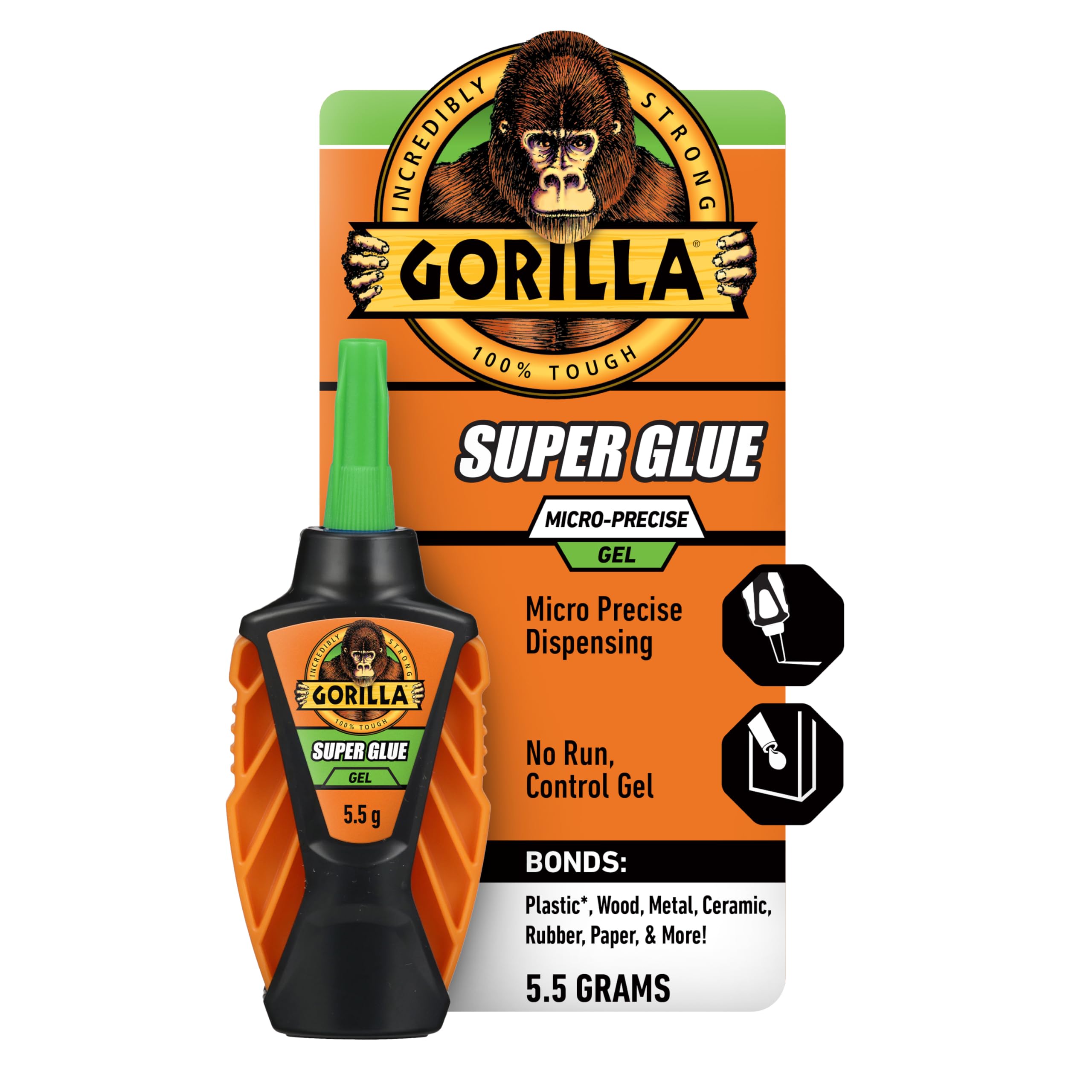 CRDP×DGNリキッド 1ml Gorilla Glue #4 Amazon.com: Gorilla Micro Precise Super Glue Gel, Cyanoacrylate