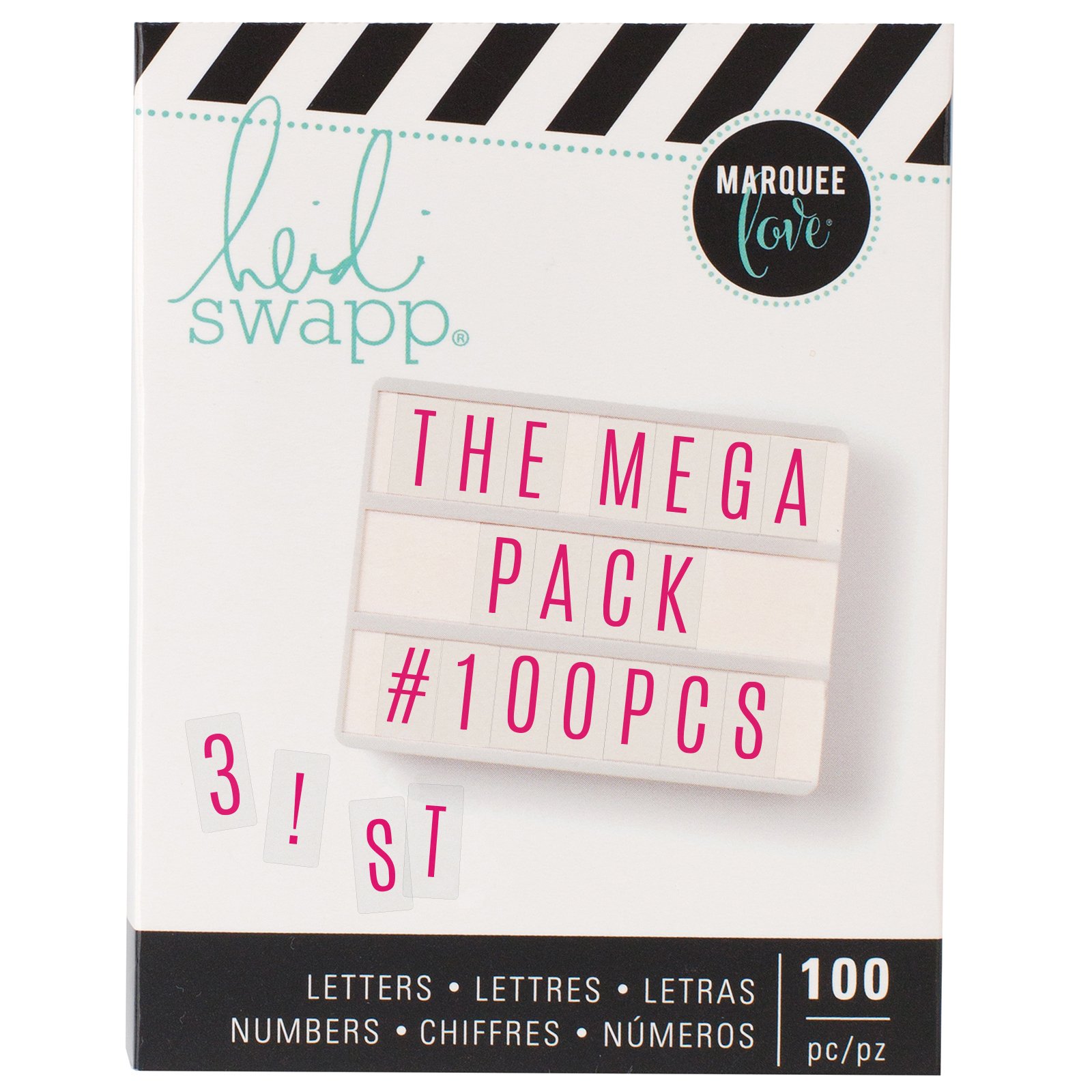 American CraftsHeidi Swapp Pack Lightbox-Mega-Pink (100 Piece)