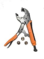 Vista 6 de Kit de cierres a presión de alta resistencia, alicates a presión para broches de metal, kit de herramientas a presión de lona, herramientas a