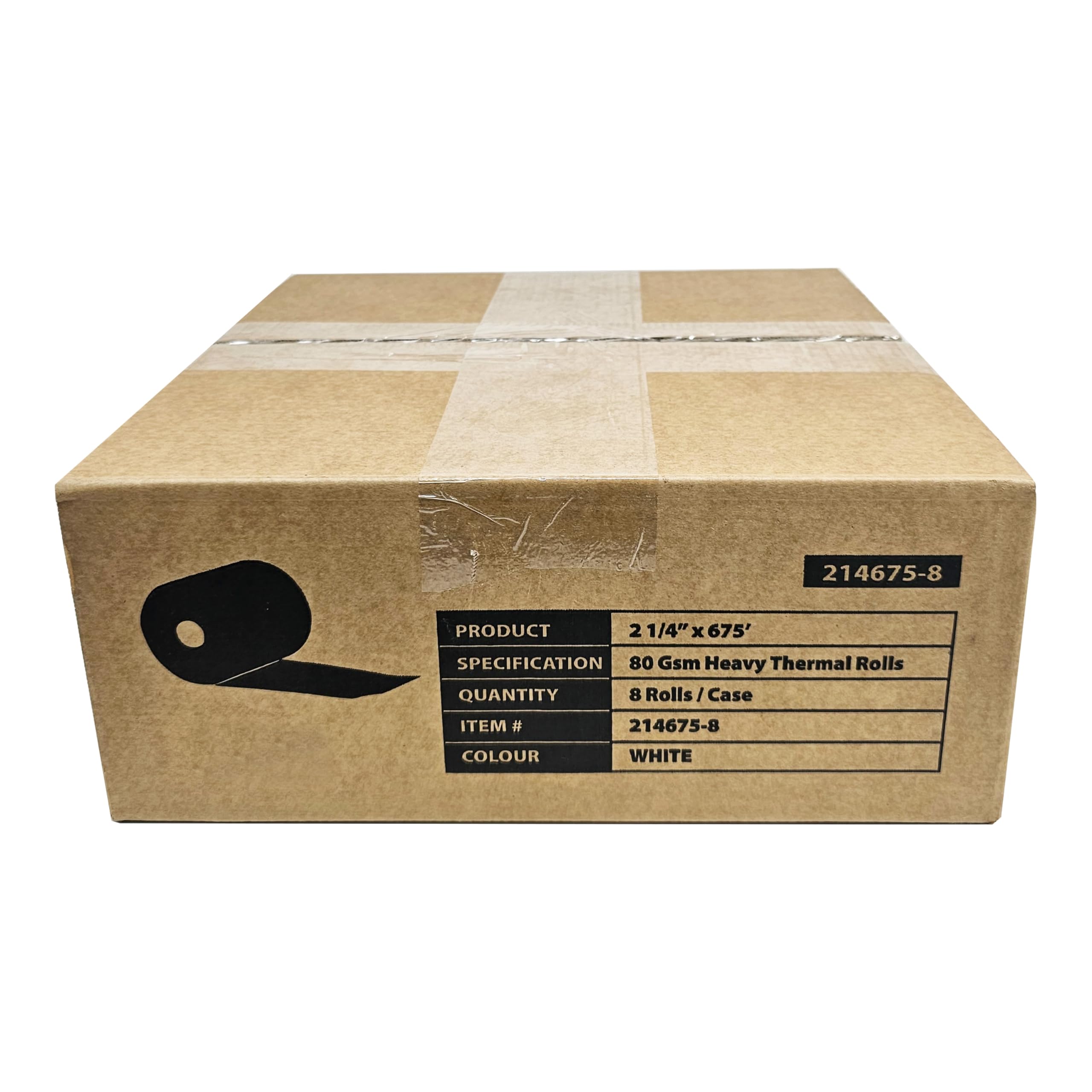 Rollos de papel ATM, 8 rollos/estuche, 80 g/m², sin BPA, sin BPA, G2500 GT3000 Tranax MB 1700 1705 GenMega Tranax - BuyRegisterRolls