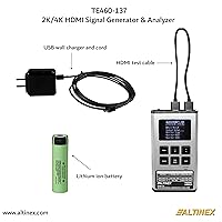 Vista 8 de Generador de señal HDMI 2K/4K, analizador y probador de cables