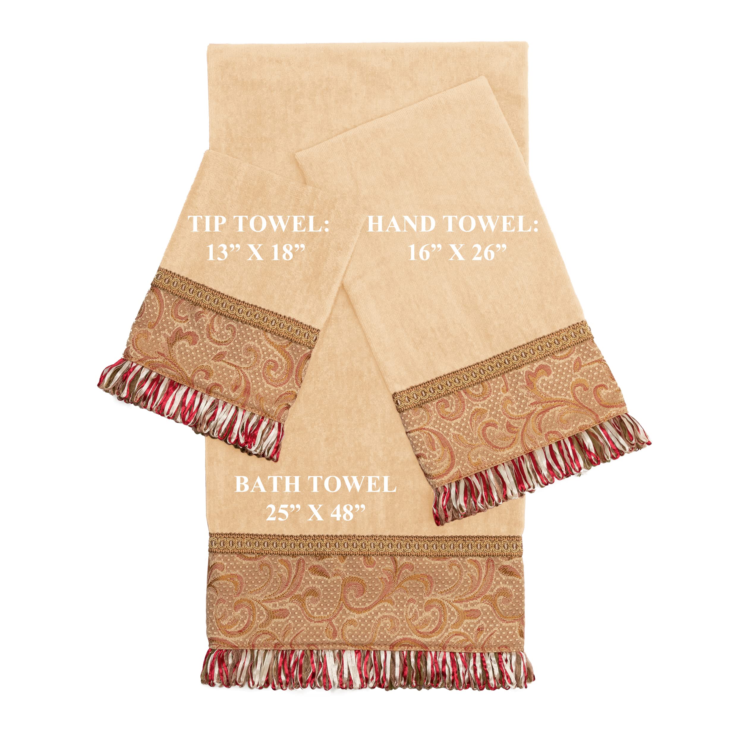 Amazon.com: Sherry Kline Swirl Paisley Embellished 3-Piece