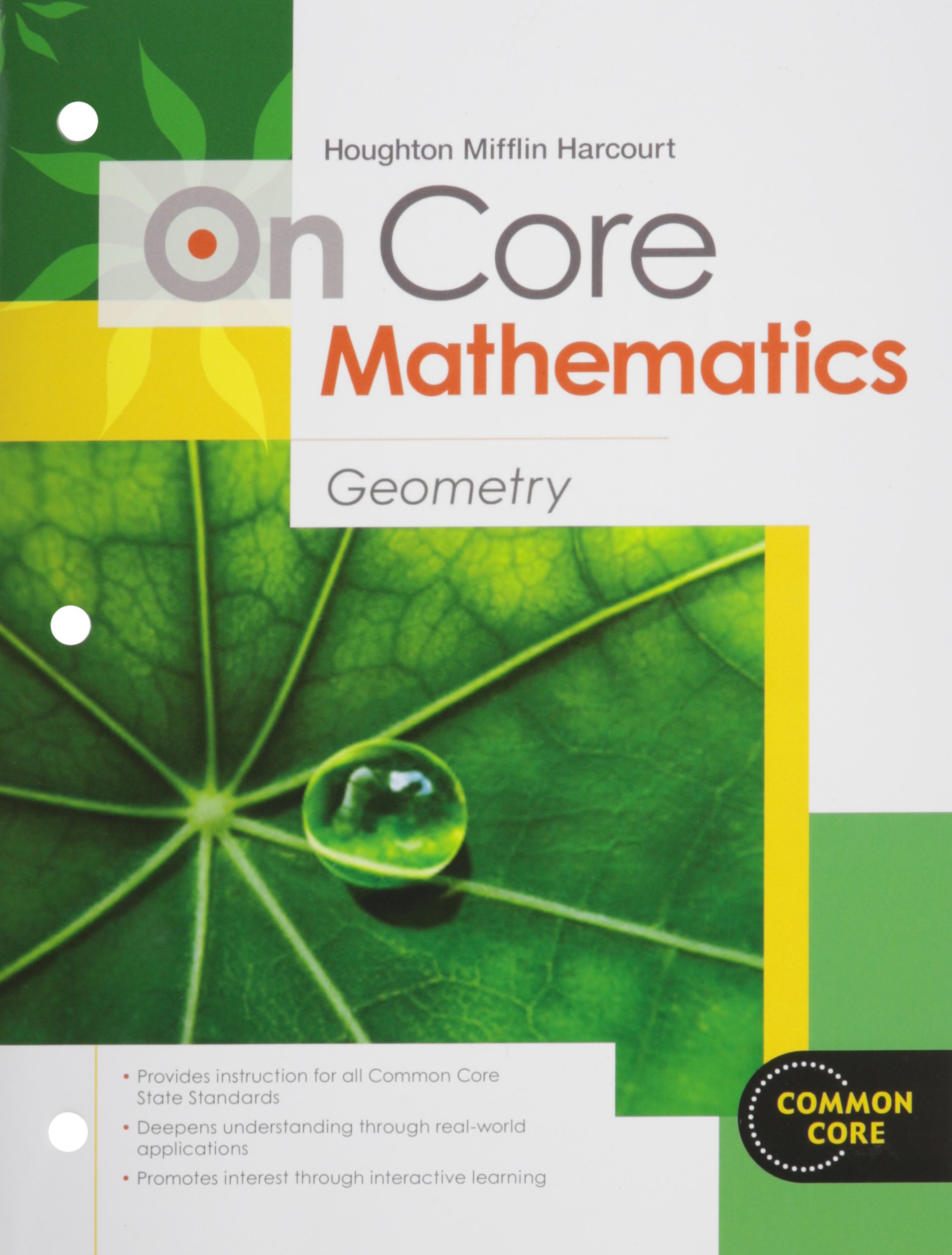 Student Worktext Geometry 2012 (Houghton Mifflin Harcourt On Core Mathematics)