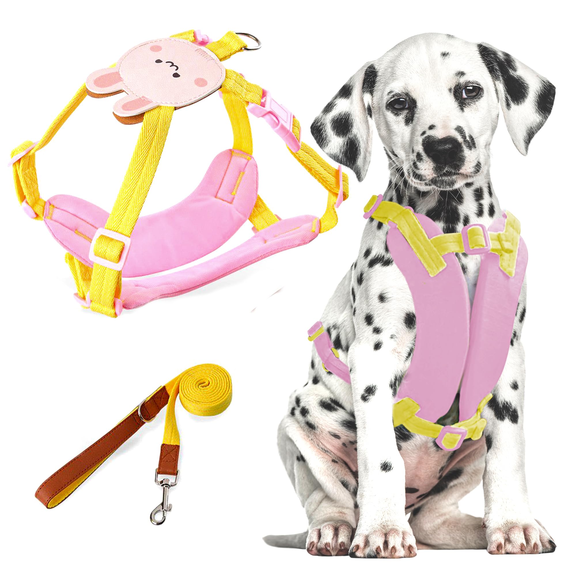 AaryanCo NoPull Dog Harness Soft, Adjustable, EscapeProof Vest with