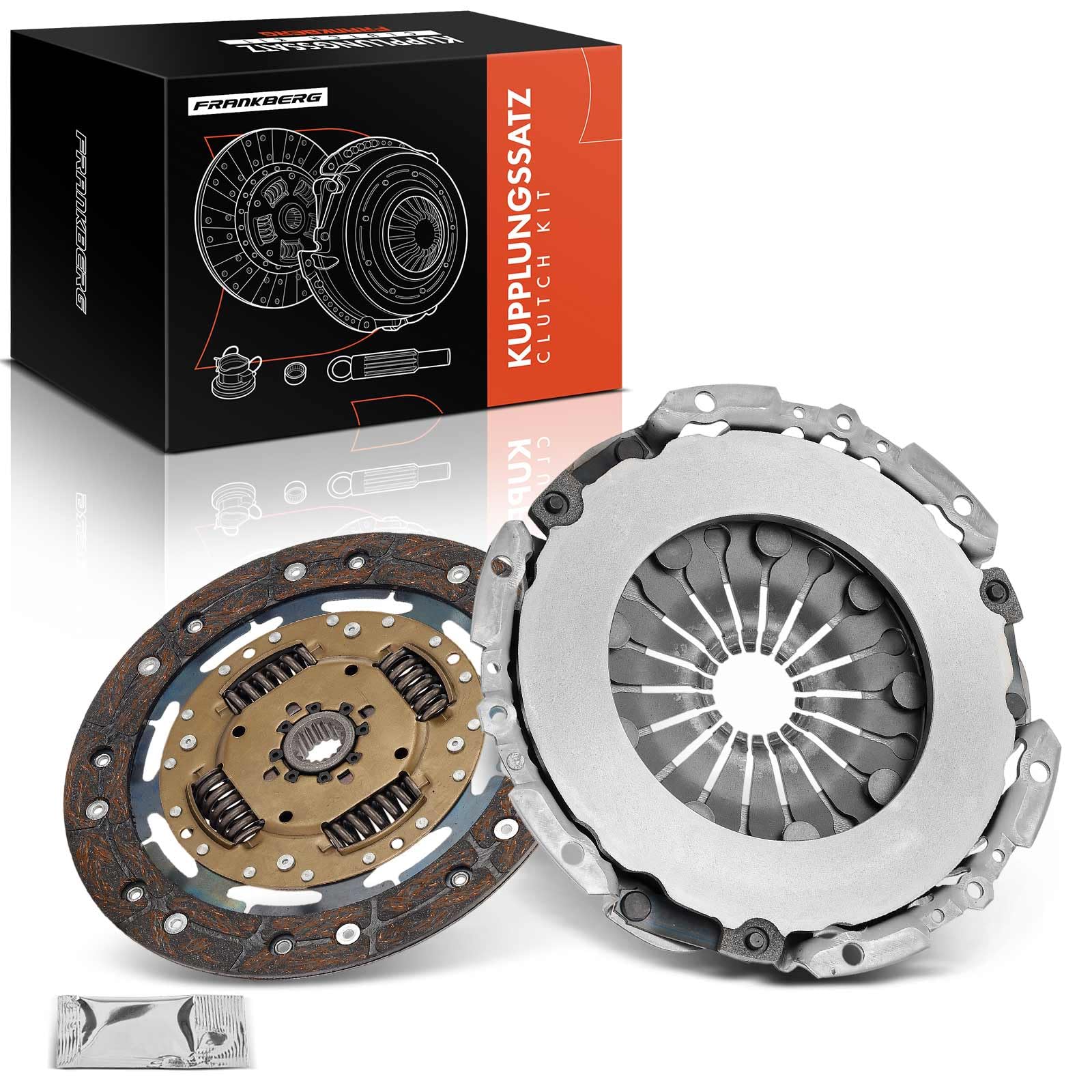 Frankberg Kit de embrague 3S617540AA | Compatible con: Furgoneta Fiesta V, 2 días, Fiesta V JD JH, Fusión JU