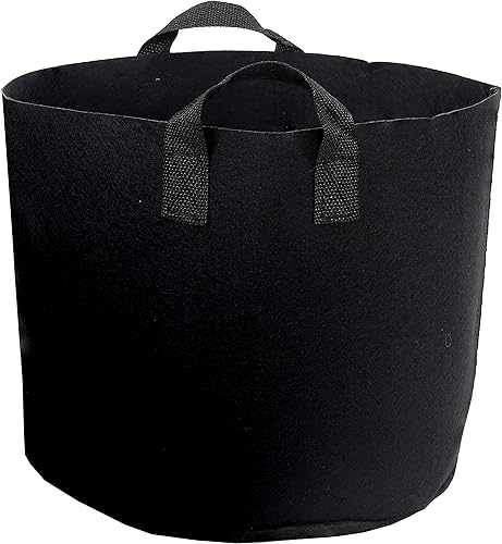 Miniatura 7 de Sunnydaze 1 paquete de bolsas de cultivo de jardín de 5 galones para verduras, macetas y macetas de tela de fieltro de polipropileno no tejido de