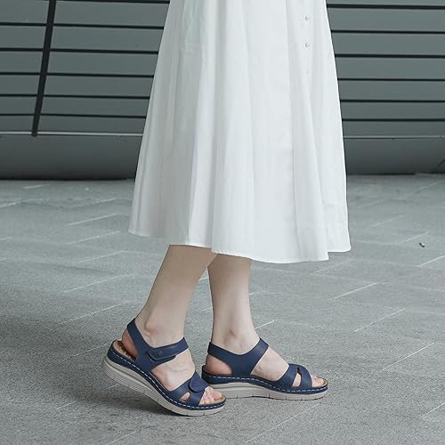 Miniatura 8 de Ortho+rest Sandalias ortopédicas cómodas para caminar con soporte de arco para mujer