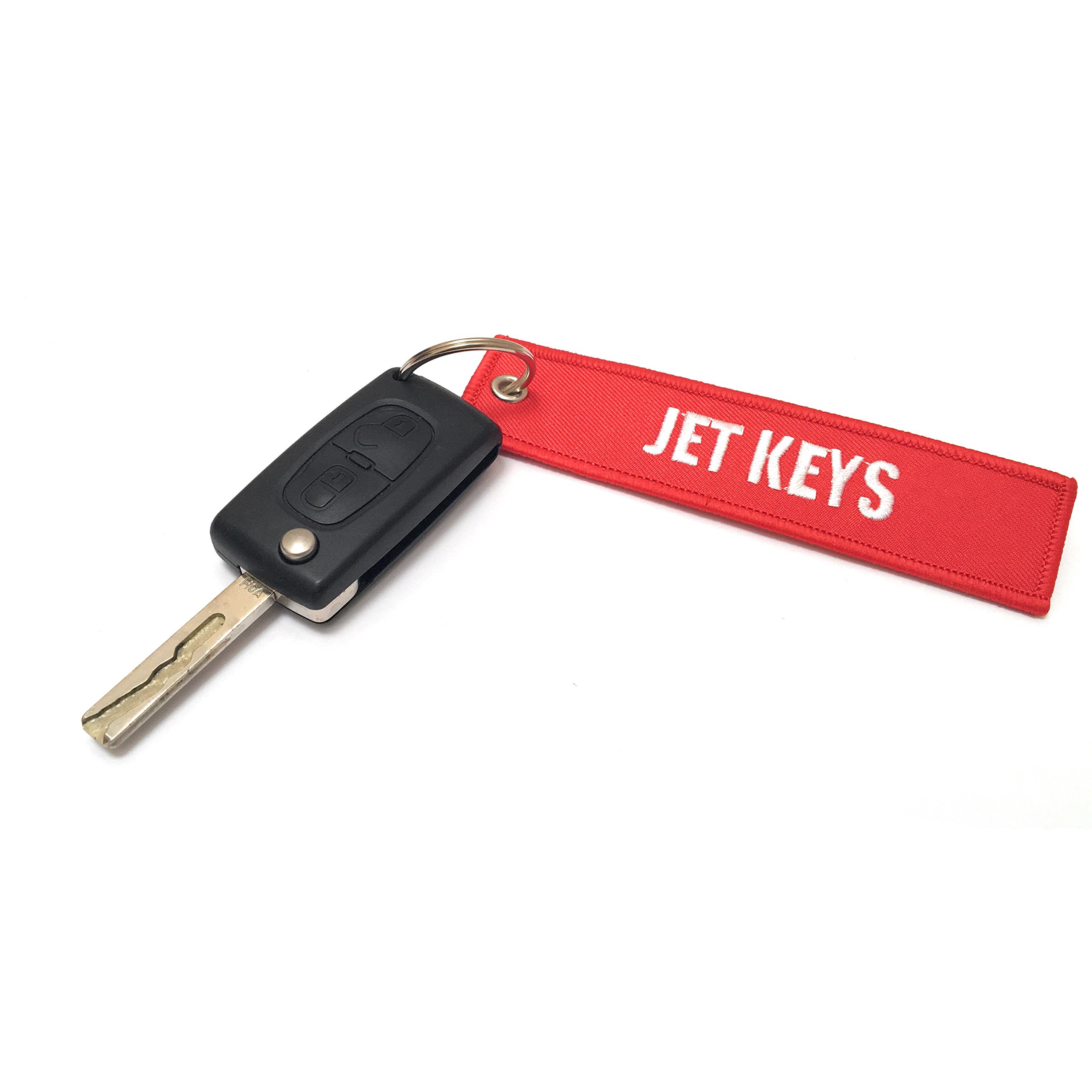 aviamartJet Keys/Insert Before Flight Key Chain | Luggage Tag | Red/White