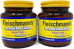 Fleischmann's RapidRise Bread Machine Yeast 4 Oz Twin Pack