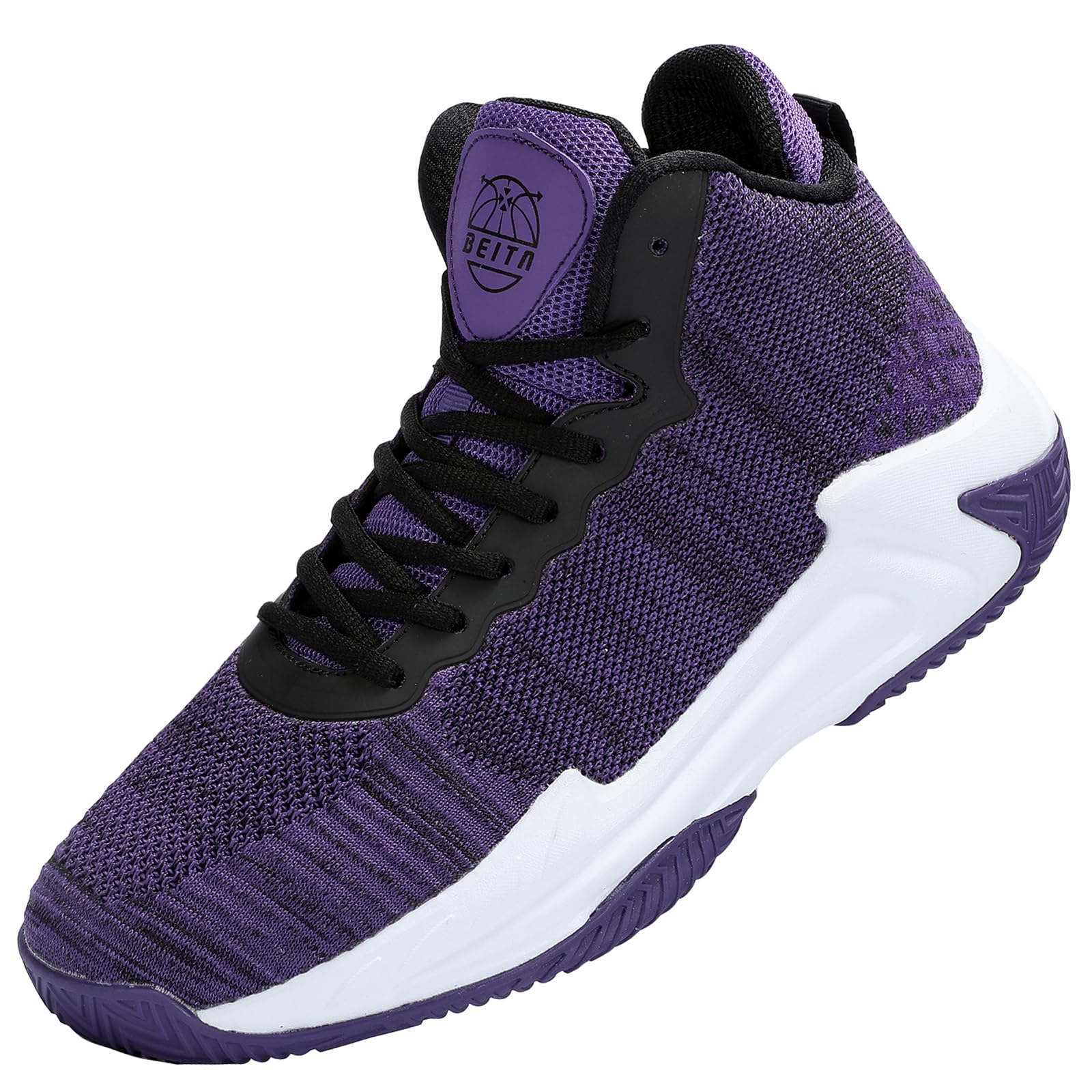 High Upper Basketball Shoes for Men Sneakers Breathable Sports Shoes Anti Slip
