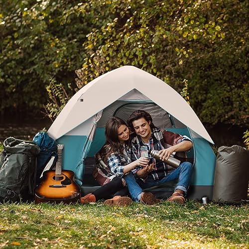 Miniatura 2 de HAUSHOF 24-Person Family Dome Tent with Removable Rain-Fly, Easy Set Up Portable Camping Tent for Backpacking Hiking Backyard Outdoor,