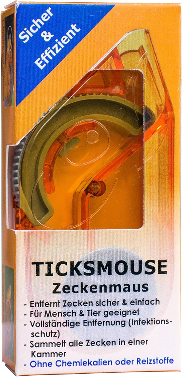 mascota vital Zeckenmaus inkl. Aufbewahrungskammer, Zeckenentfernung ...