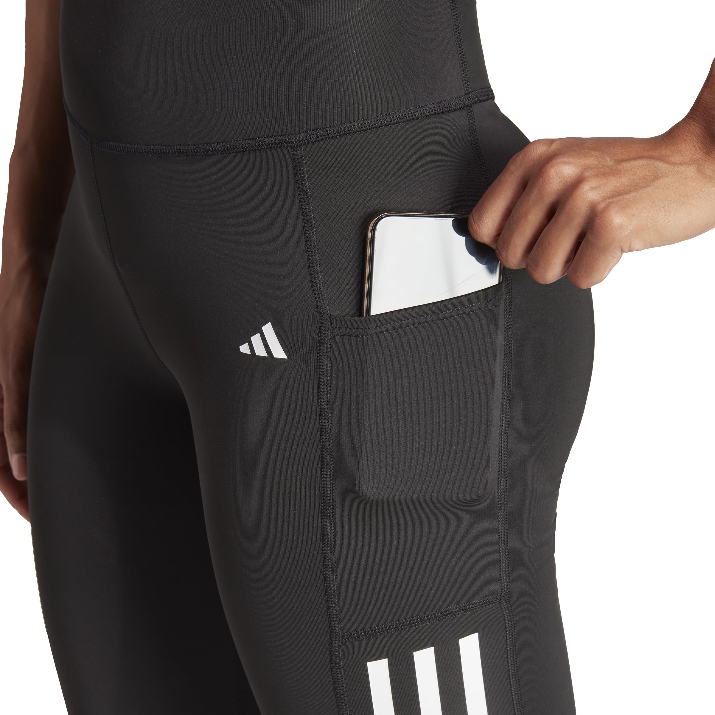 adidas - Optime 3-Stripes Full Length Leggings, Calzamaglia Donna