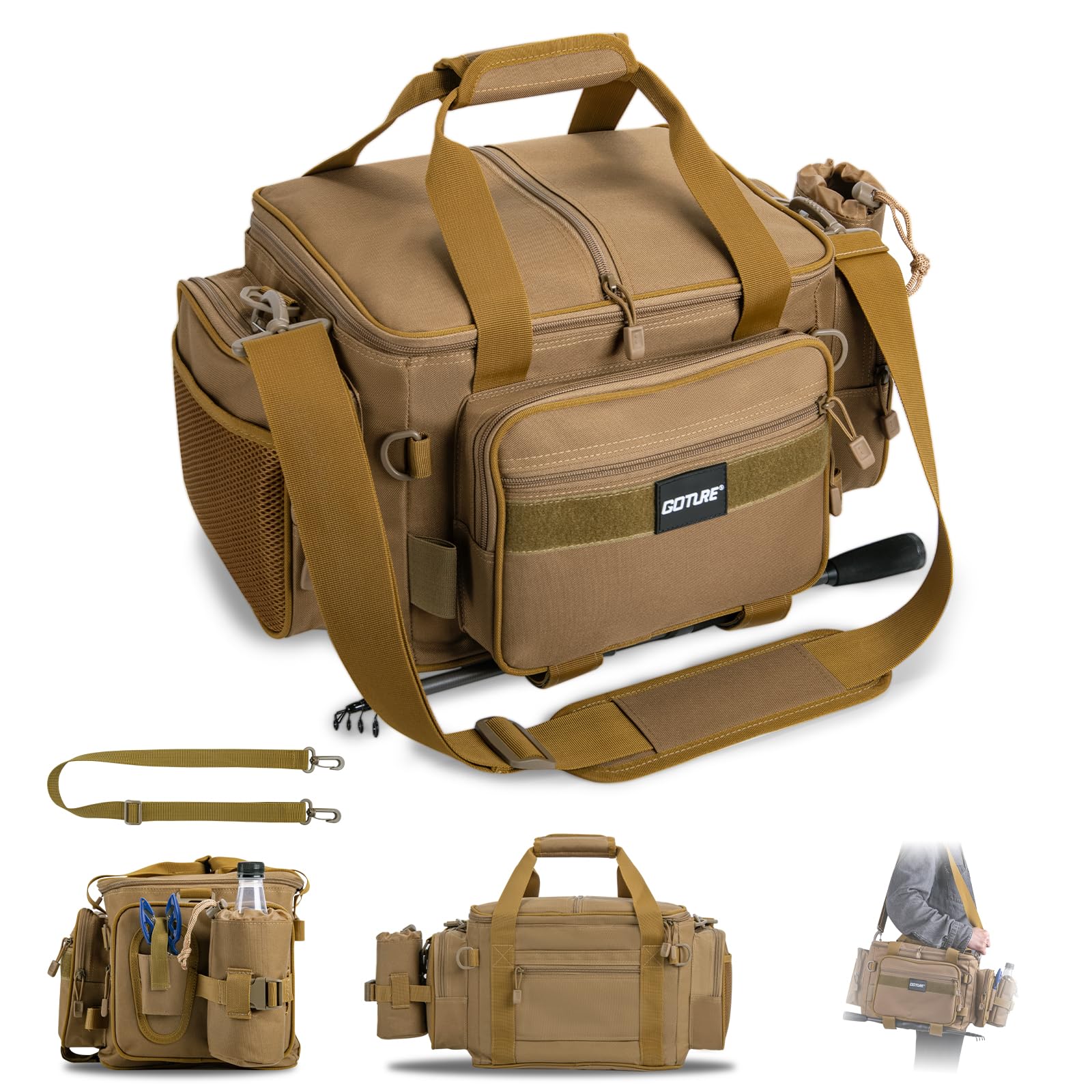 Goture Fishing Tackle Bag - Waterproof & Durable -27 Goture Fishing Tackle Bag - Waterproof & Durable -27