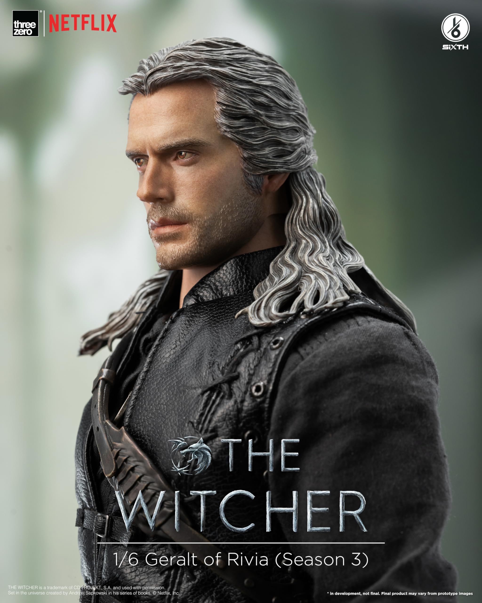Threezero The Witcher: Geralt of Rivia (Stagione 3) Action Figure in scala 1:6