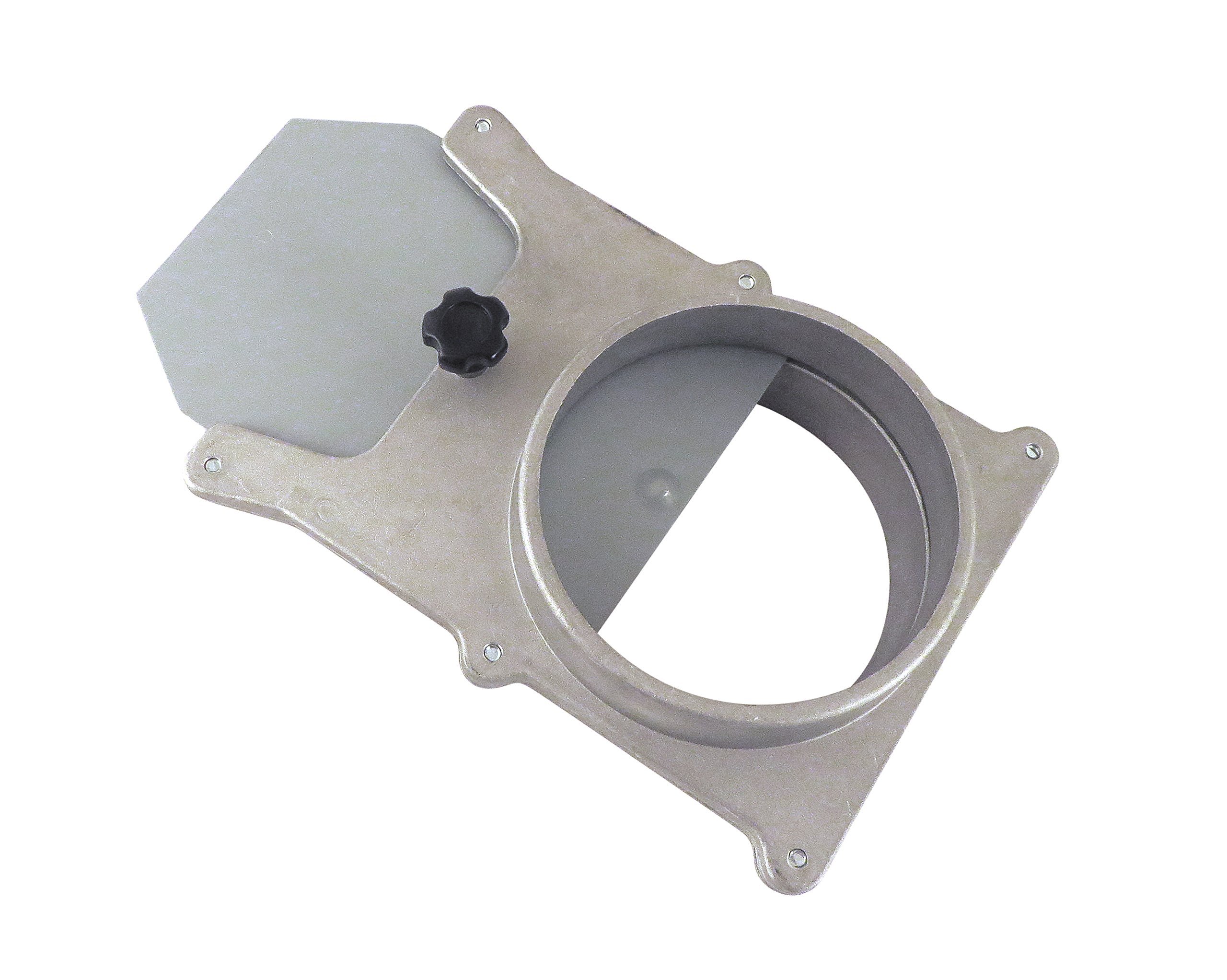 6 "OD Self Limpieza no Clog aluminio Blast puerta Cut Off Válvula para sistema de recogida de polvo abg6