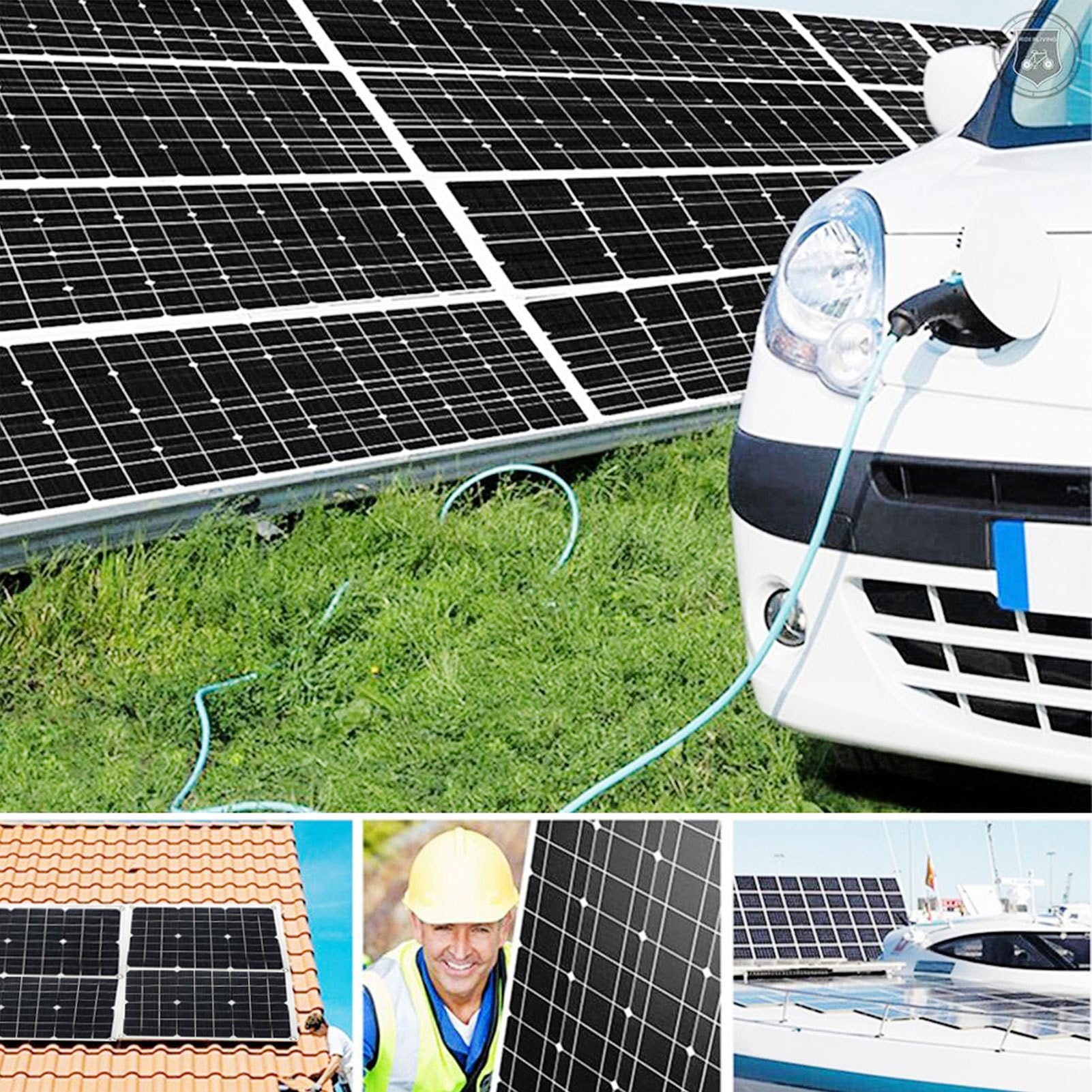 Kit de panel solar - Kit de energía solar, de energía recargable | Panel compacto Conjunto para carga de batería de emergencia al aire , inversor de potencia portátil de 300W