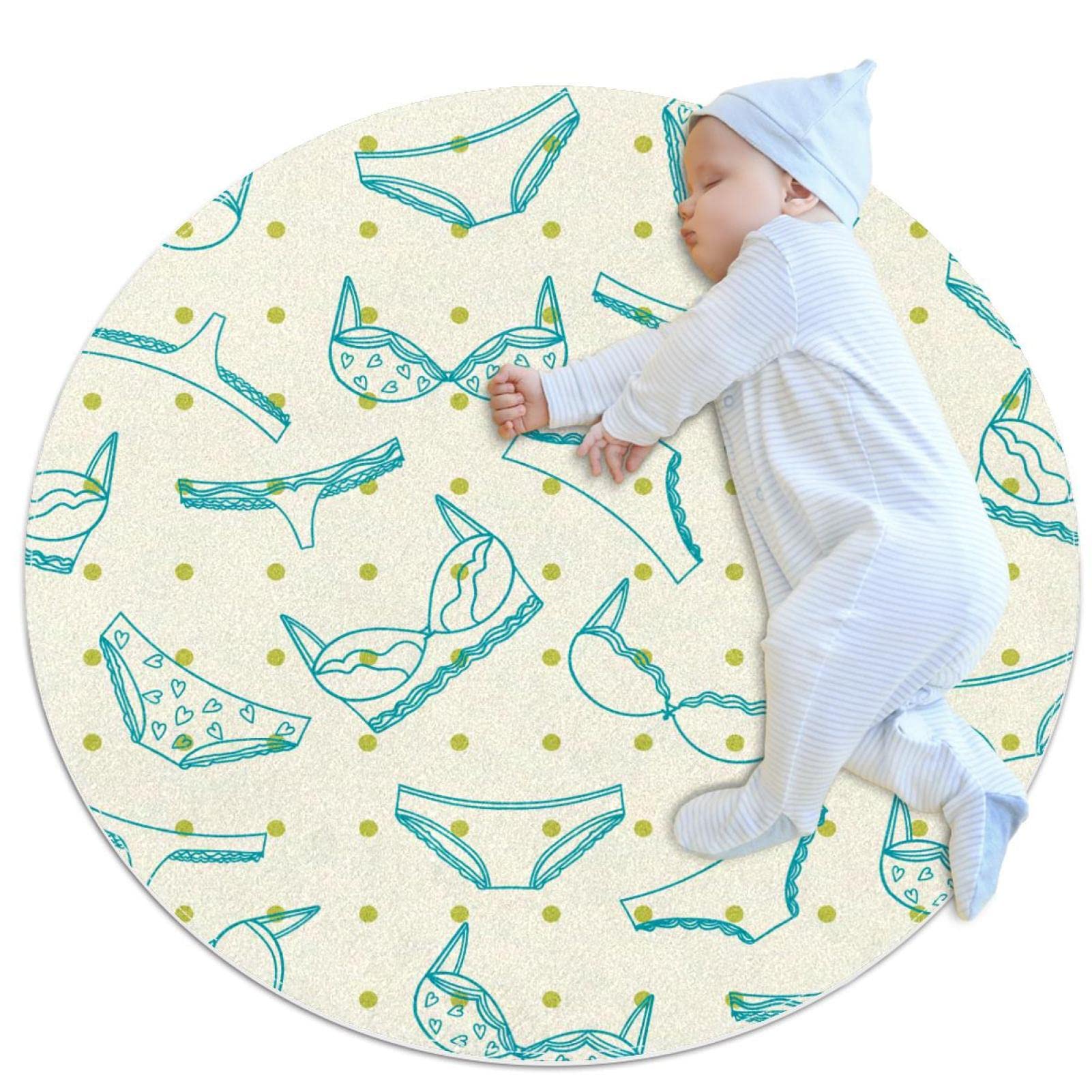 Tapis de sol pour chambre d'enfant et canapé, ambiance déco à pois