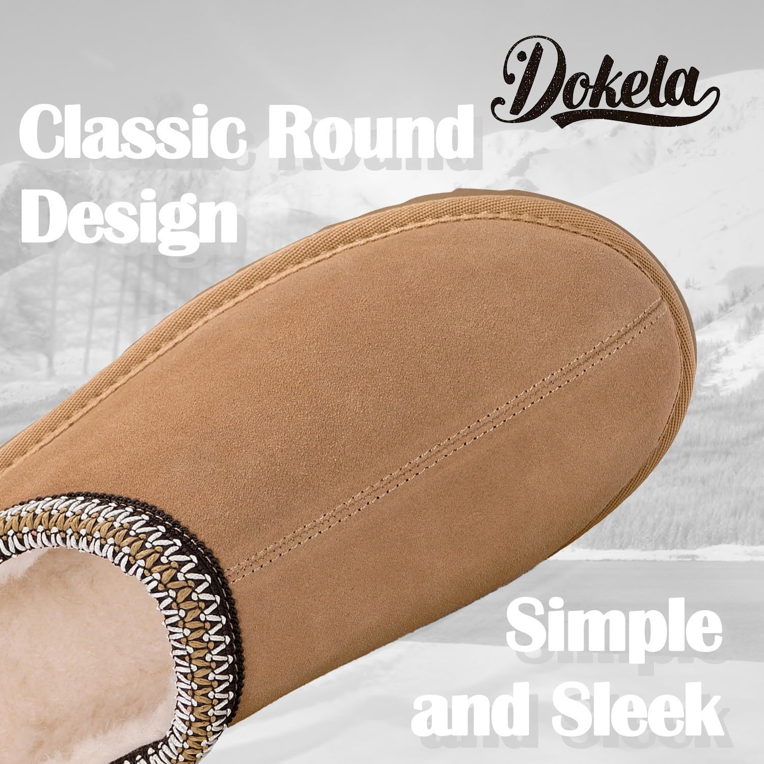 Donna Uomo Pantofole Pelle Scamosciata Vera Invierno Forro De Fieltro Scarpe da Casa Ciabatte Impermeabile Antiscivolo Slippers