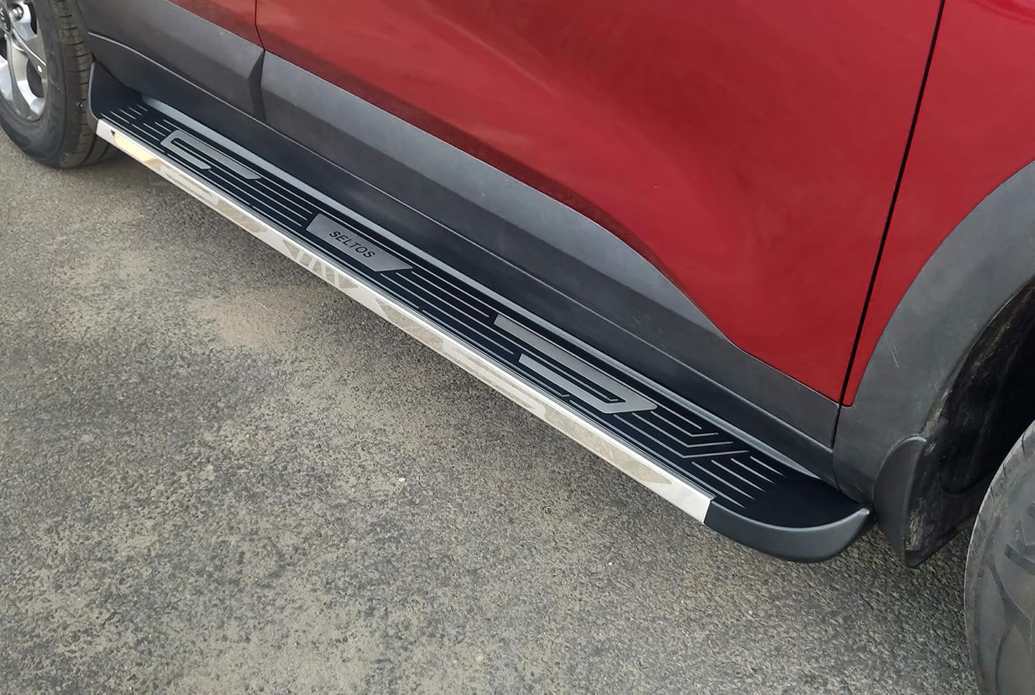 Goldsun Steel Reinforced ABS Side Foot Step GFS 317 Grand for KIA