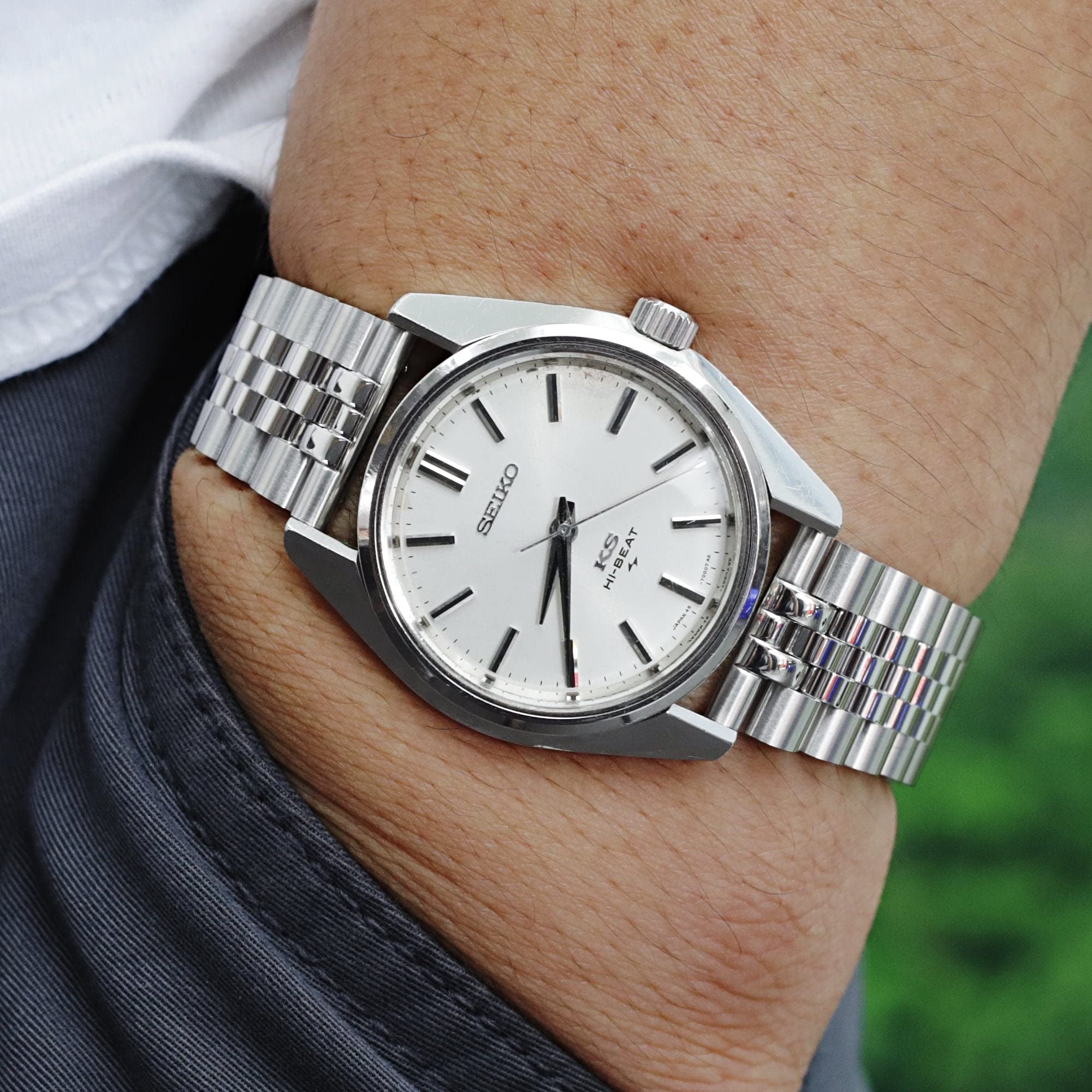 MiLTAT 19 mm Super-JUB-II Bracelet de montre en métal à dégagement rapide Extrémité droite