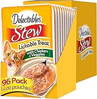 Vista 9 de Hartz Delectables - Golosina para lamer pollo y atún para gatos, 1.4 onzas, 12 unidades (paquete de 8)