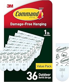 All Weather Small Foam Replacement Strips, 36 Strips, Reuse Small Hooks