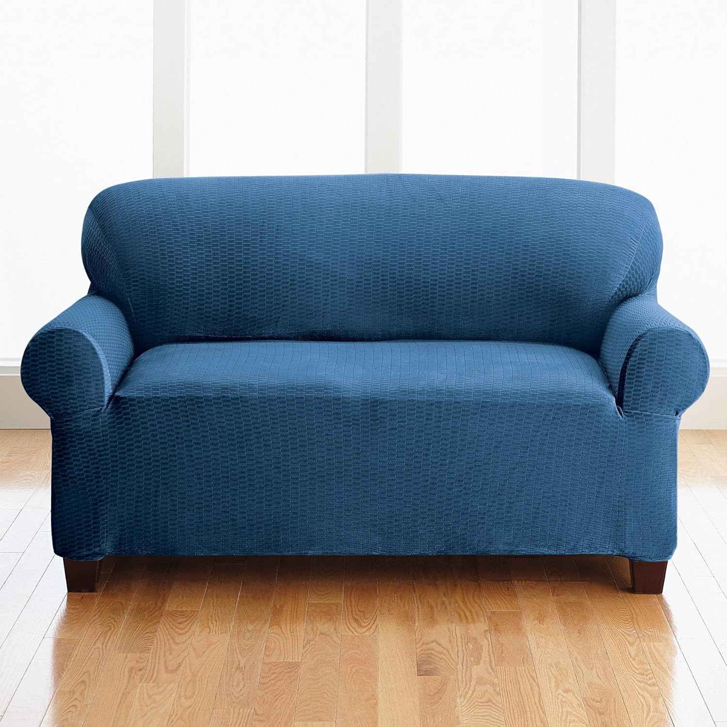 BrylaneHome Brighton Slipcover Loveseat - Stone