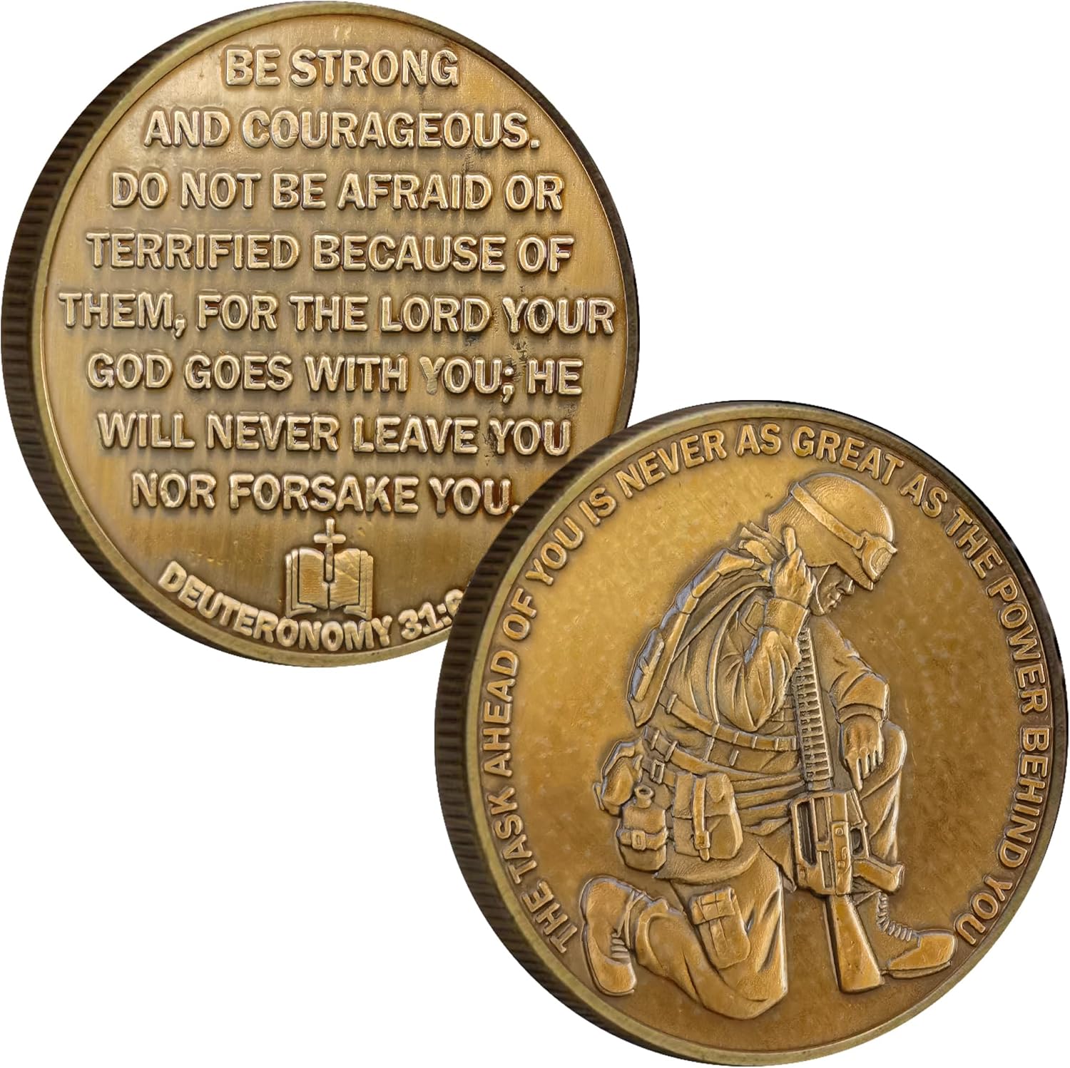 The Task Ahead Challenge Coin Gift for Service Member Thumbnail