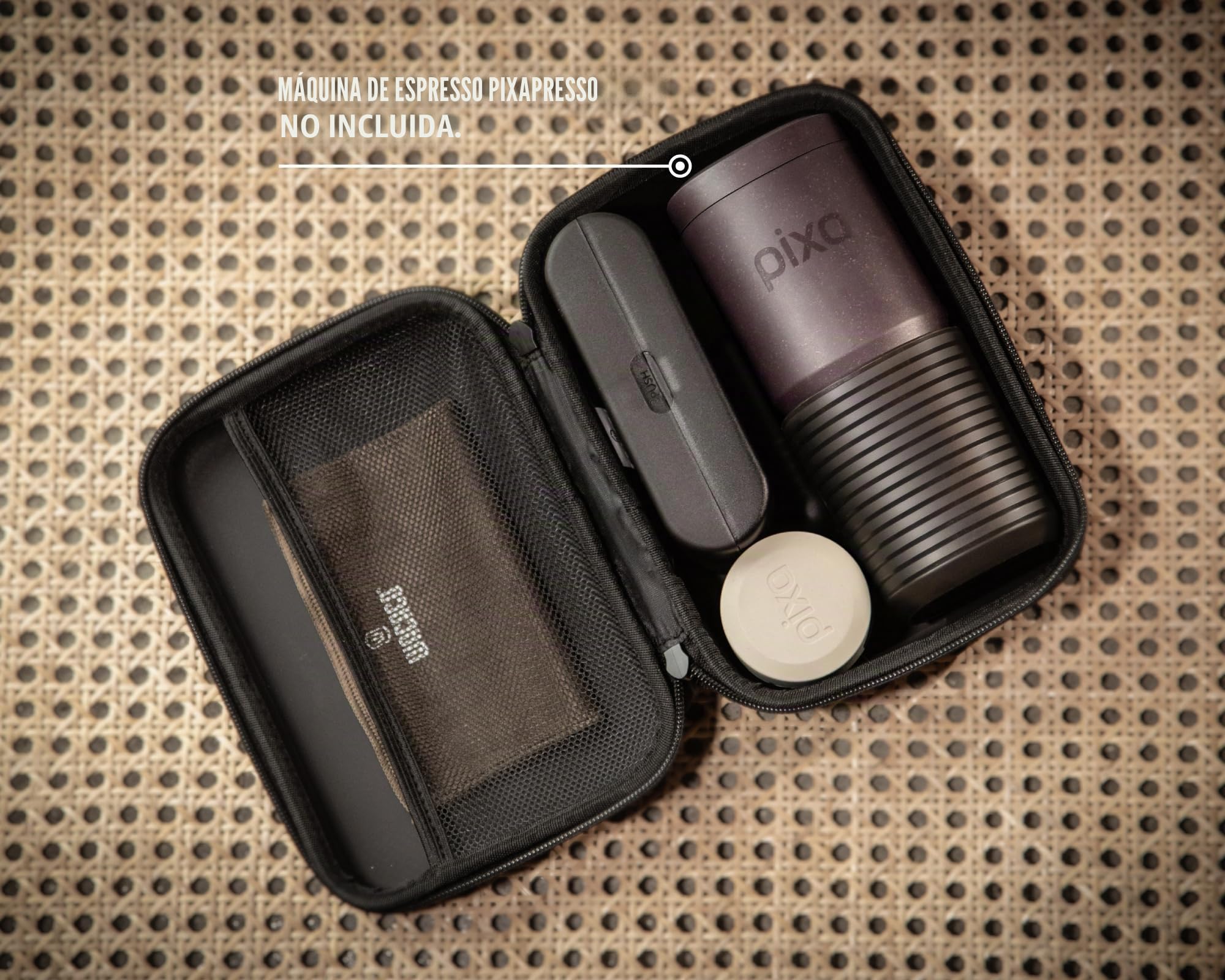 WACACO Pixapresso - Funda Protectora para Pixapresso, Negro