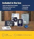 A&D Medical Bluetooth Blood Pressure Monitor for Home Use, UA-651CNBLE – Upper Arm Precise BP Machine – Wide Range Cuff (8.6–16.5” / 22-42 cm), One Click Operation, iOS & Android Compatible, AA Batteries