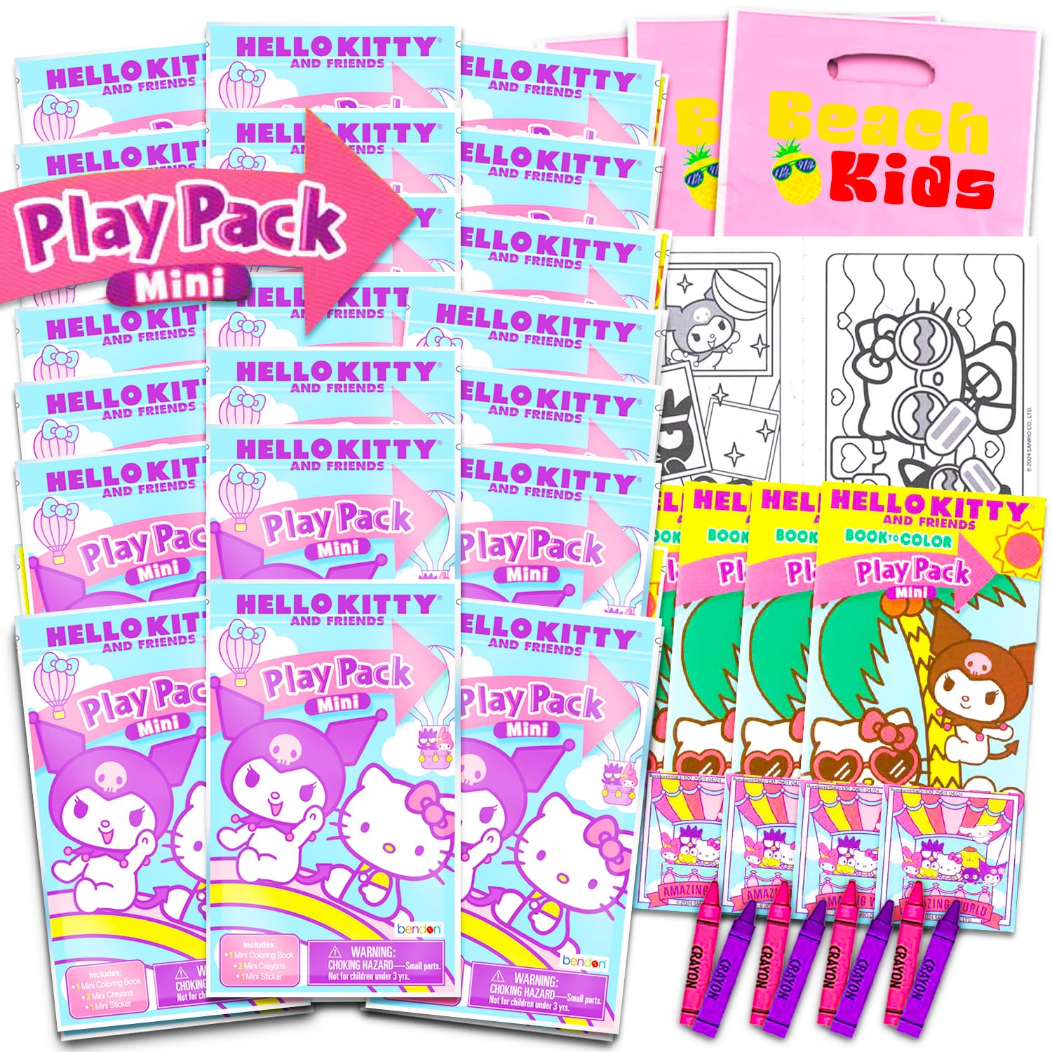 Amazon.com: SANRIO Hello Kitty and Friends Party Favors Bundle