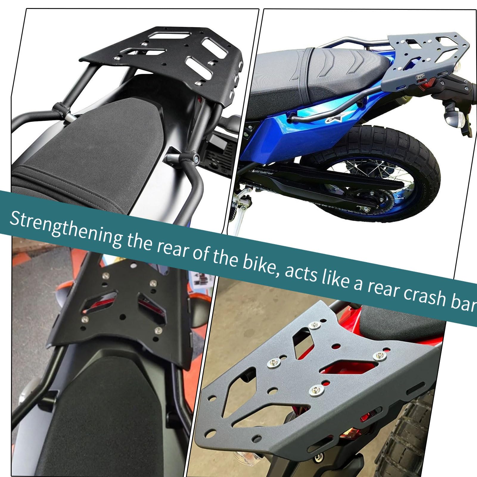 Soporte para portaequipajes Trasero para Motocicletas compatibles con Tenere 700 XTZ700 XTZ690 XTZ 700 XTZ 690 Accesorios 2019-2024