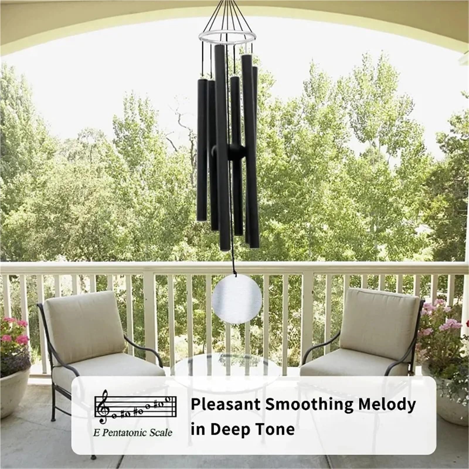 36 Zoll großes Windspiel-Denkmal Für Garten, Terrasse