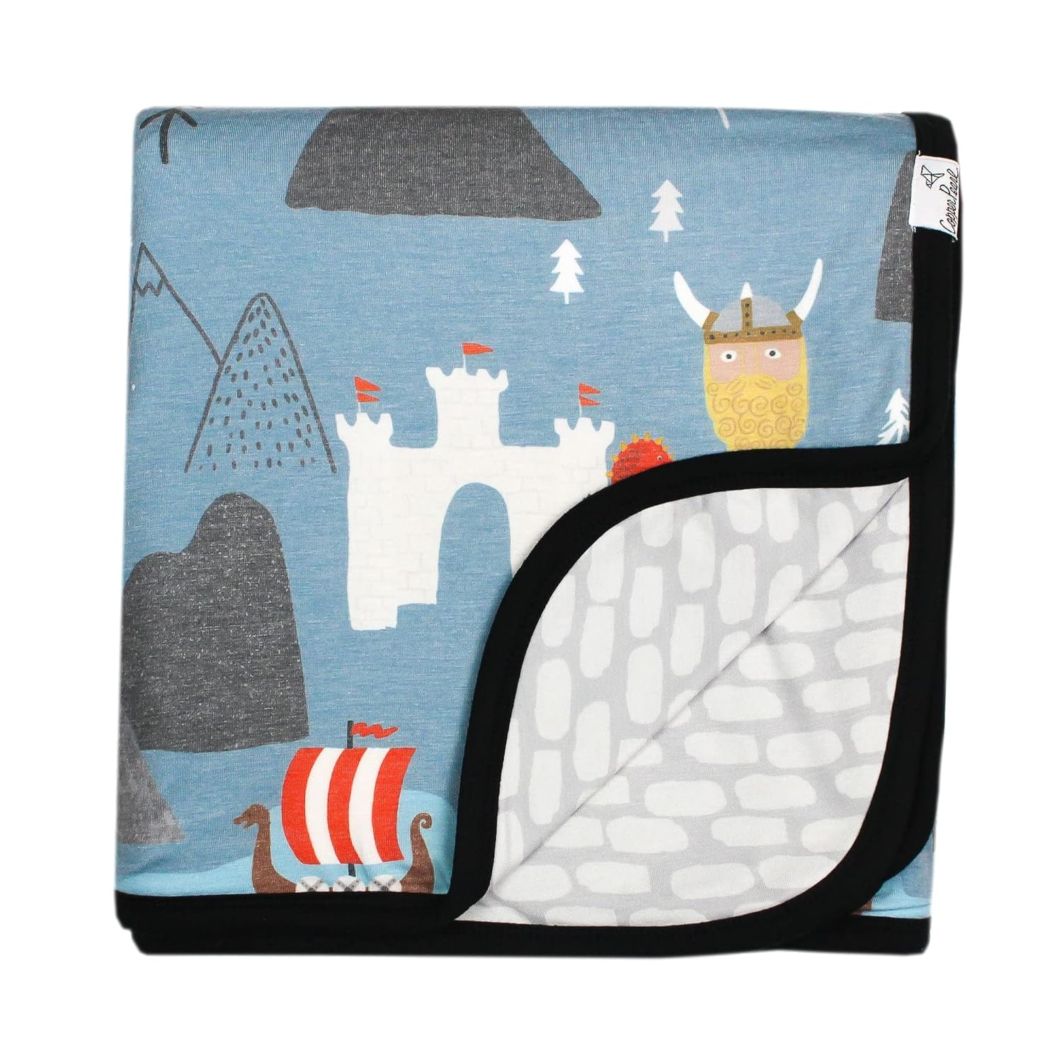 Copper Pearl Bridger Three-Layer Blanket: Soft Quilts for Boys & Girls | Breathable, Cozy Toddler Blanket | Newborn Quilt | 46x46 Premium Polyester/Rayon