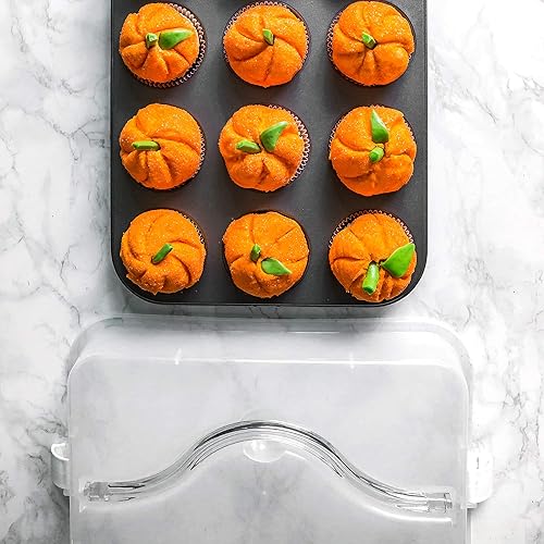 Miniatura 6 de GoodCook Everyday - Sartén rectangular antiadherente de acero Bake-N-Take, 9 x 13 pulgadas con tapa, color gris