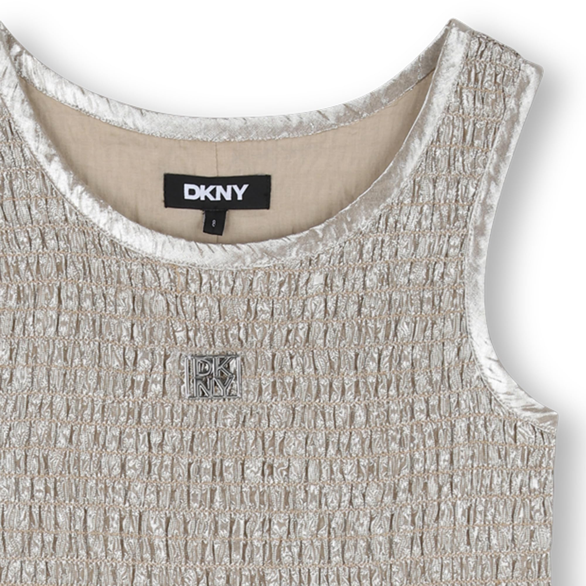 DKNY Kleid für Mädchen, Gelb, 12 Jahre
