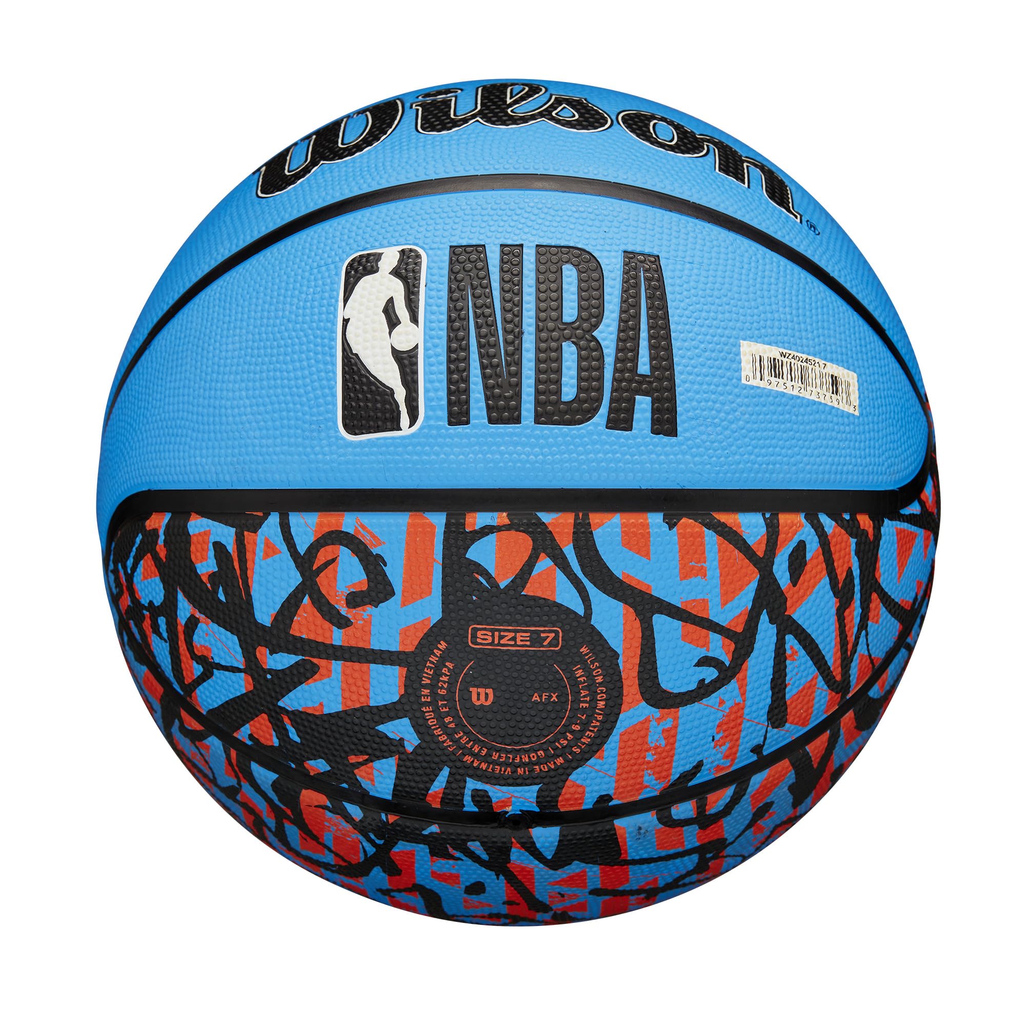 WILSON NBA Team Graffiti Koszykówka - Oklahoma City Thunder, rozmiar 18-79 cm