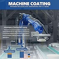 Vista 6 de JT Convertidor catalítico de escape compatible con Ford Focus 2012 2013 2014 2015 2016 2017 2.0L (compatible con EPA) (Catalizador + Grado)