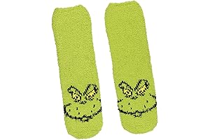 The Grinch Socks: Delightful Winter Slippers for Kids