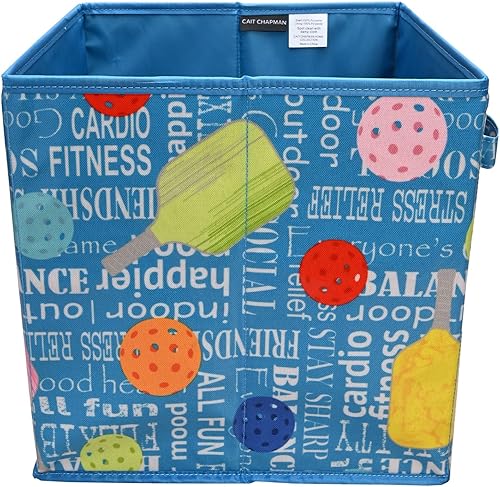 Miniatura 9 de Passion for Volleyball Collection - Contenedor de almacenamiento de 11 x 11 x 11 pulgadas