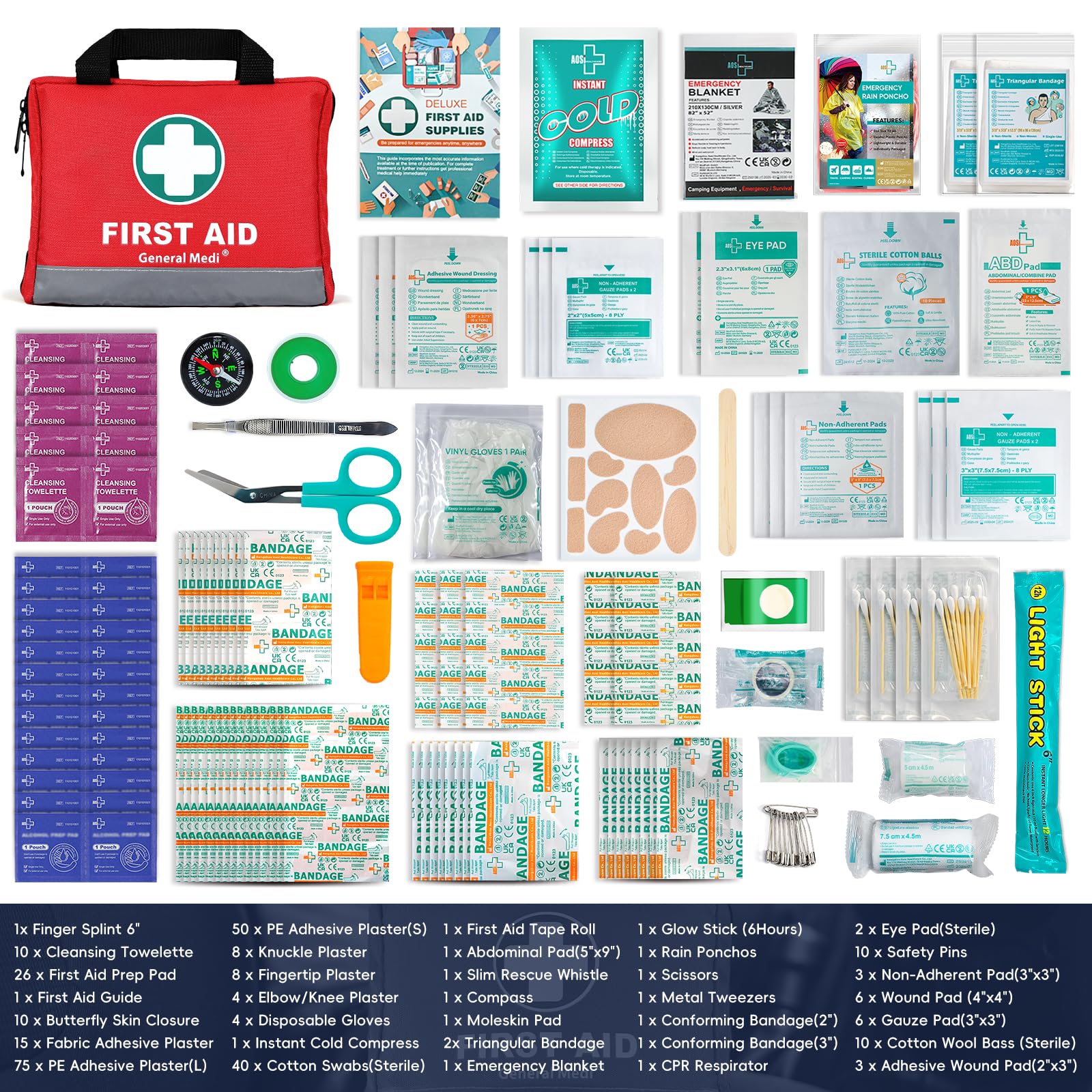 General Medi 309 Piece First Aid Kit - Emergency Kit — Amazon image 2