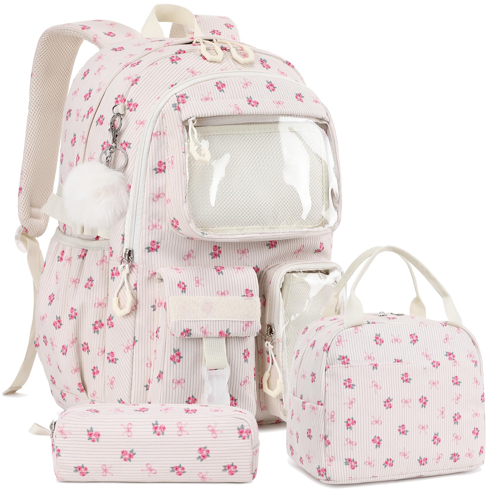Kimwadalh Mochilas Unicornio Mochila Infantiles Niñas Set de Mochila Escolar Primaria Niñas Bolsa de Escolar para Niños Mochilas Unicornio para Niñas