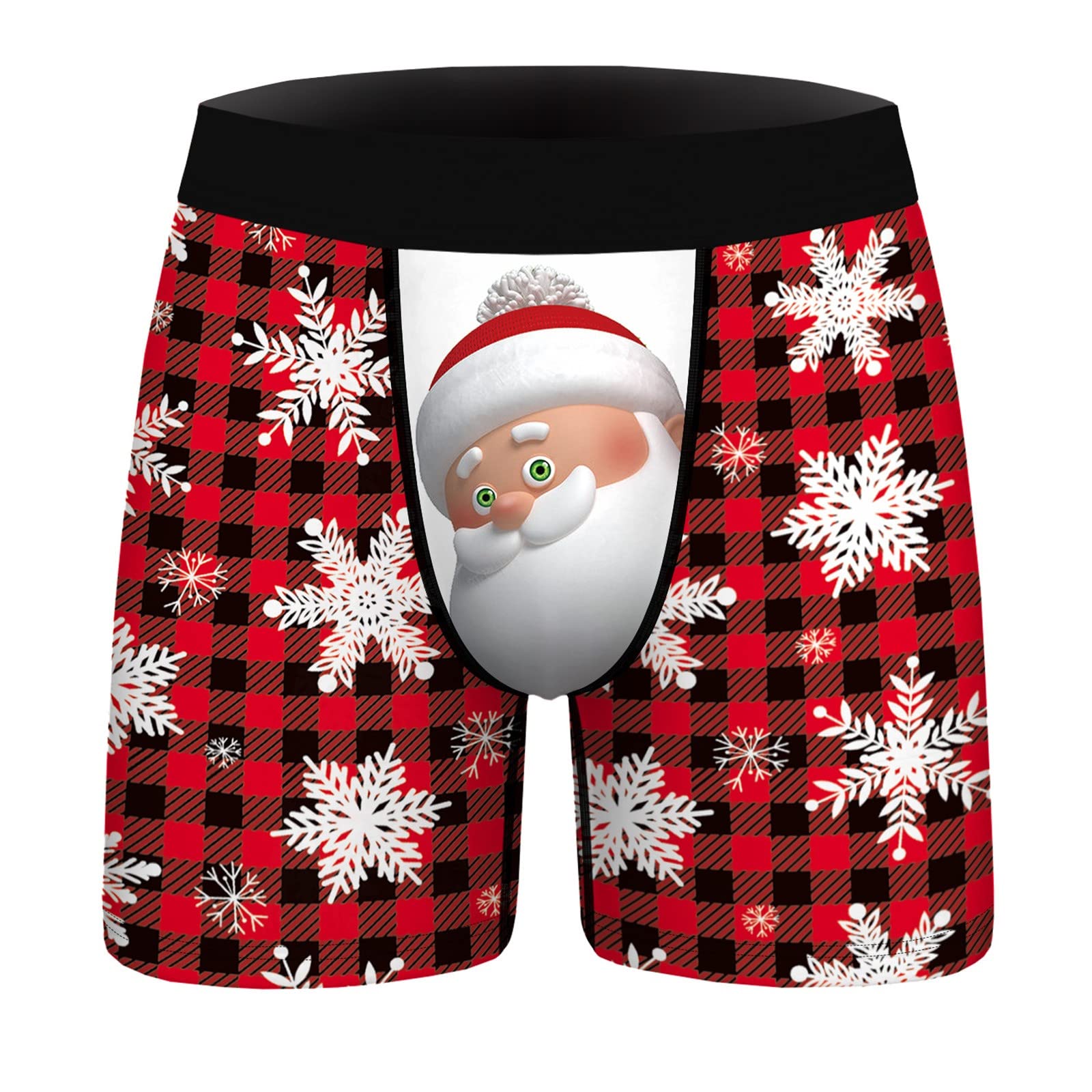 Generisch Weihnachts-Boxershorts Für Herren – Bunt, Lustiges Christmas-Design, Aus Weichem Nylon, Bequem Und Pflegeleicht – Perfekte Geschenkidee