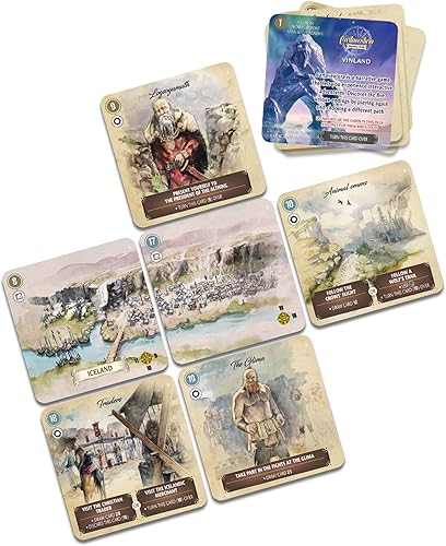 Miniatura 3 de Cartaventura Vinland  Un juego de Kosmos  Juego de cartas cooperativo de narración de historias  Rejugable con múltiples finales, tema histórico
