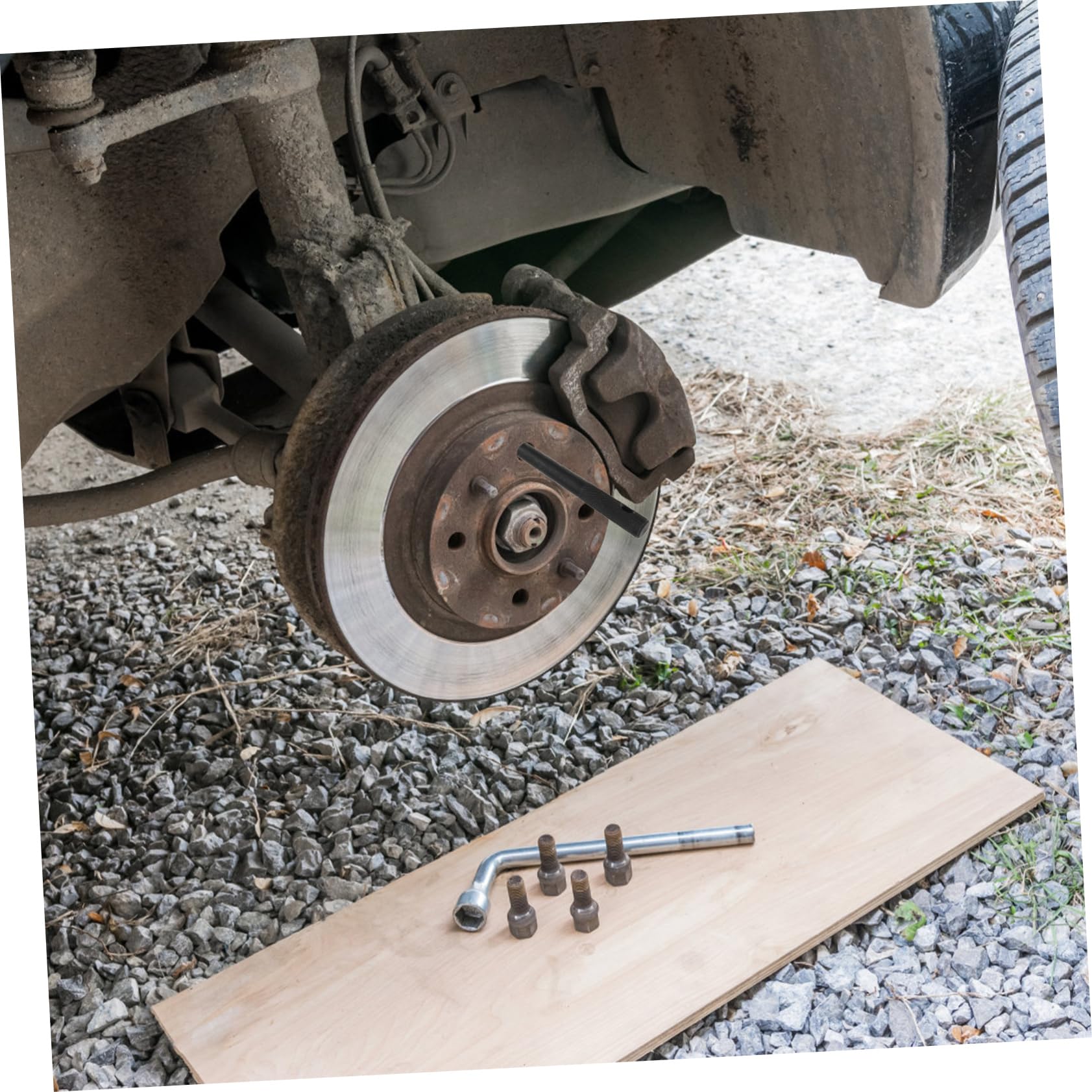 STOBAZA Rim Alignment Pin Tool for Wheel Repair Steel Wheel Pin for Easy Installation Removal Compatible with Various Vehicles Precision Fit for Lug Bolts Efficient Tire Positioning