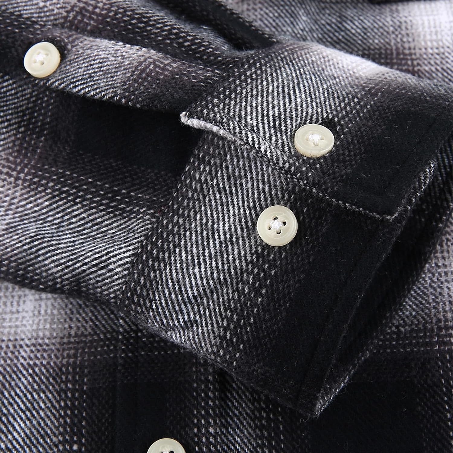 Ymosrh Men's Casual Button Down Long Sleeve Plaid Hoodie Shirt Jacket with Pockets Shacket, S-3XL
