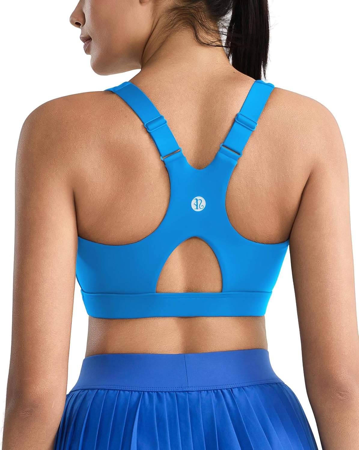 RUNNING GIRL High Impact Sports Bras for Women High Support Molded Cups, Adjustable Straps Sports Bra with Sewn in Pads